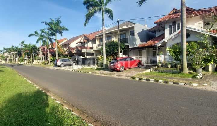Nice House Fronting a Park in a Beautiful Environment at Kemang Pratama, Bekasi