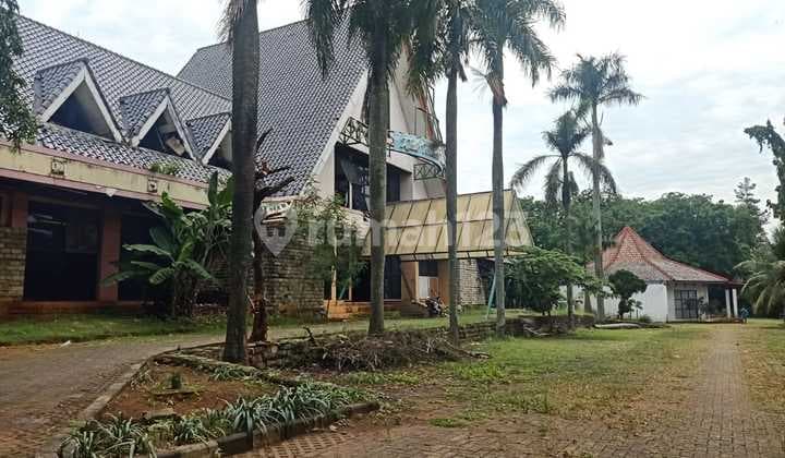 Tanah siap bangun ada bangunan HGB lokasi terdepan Villa melati mas Serpong BSD