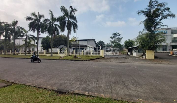 Gudang Workshop hitung Harga tanah HGB 8400 m lokasi kawasan Pergudangan Taman Tekno BSD Tangerang