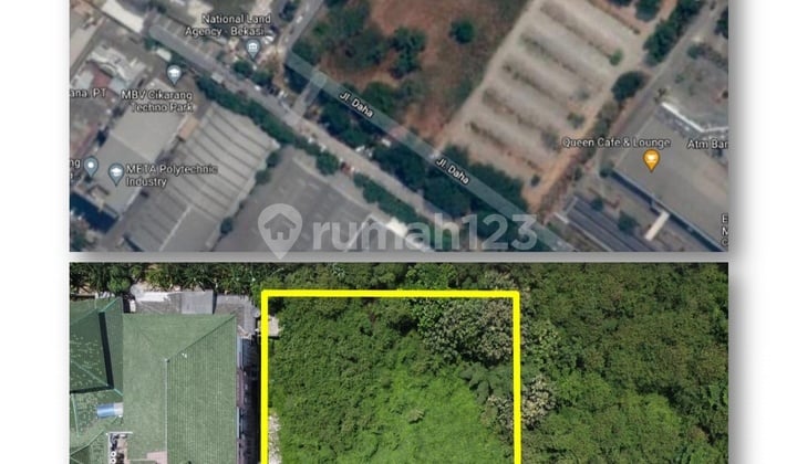 Cheap Plot for Sale in Lippo Cikarang Complex, Daha Street, Cibatu, Cikarang