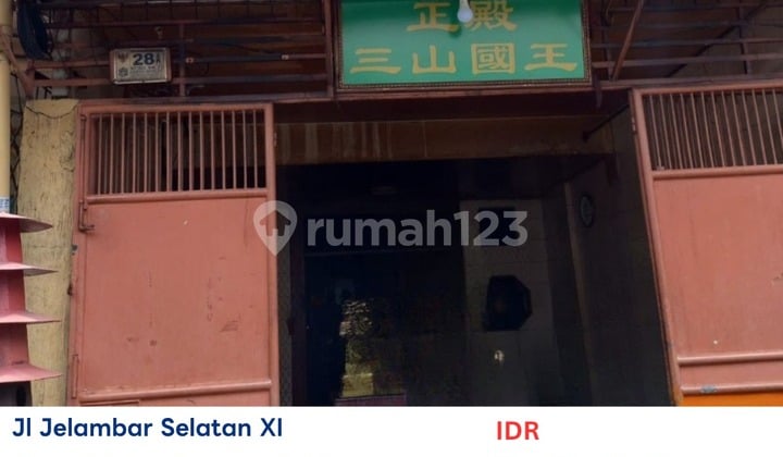 Dijual Lelang Ruko Murah@3Lantai Dijelambar Selatan Jakarta Barat