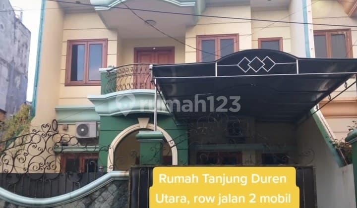 Rumah Tanjung Duren Utara, Siap Huni, Jalan Lebar, Strategis