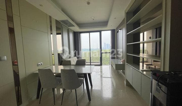 Corner Unit 2BR+ 1 Study Room+1 Maid Room Facing Front Marigold Apartment - Nava Park, BSD City