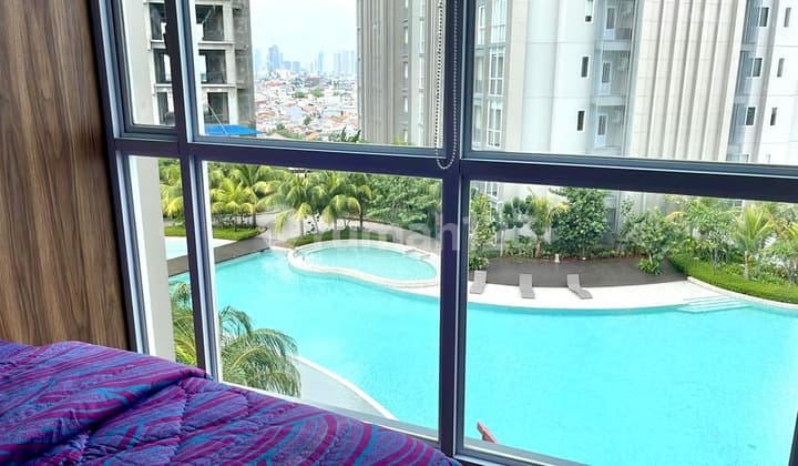 Apartemen Private Lift View Pool Mewah Lantai Tinggi Di Arandra Residence