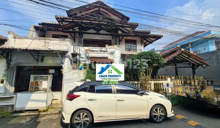 Rumah 2 Lantai Pinggir Jalan Raya Bunga Rampai, Perumnas Klender