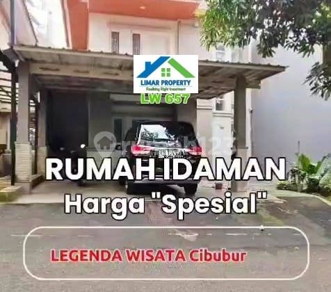 Rumah 2 Lantai Siap Huni dan Strategis di Legenda Wisata Cibubur