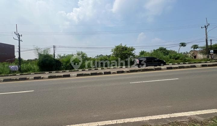 Turun Harga ! Kavling Pinggir Jalan Raya Serang Pandeglang 2,1 Hektar Seberang Toyota Auto 2000 Serang