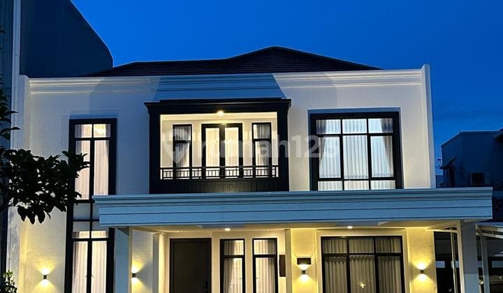 Rumah American Classic Style 2Lt Furnish Brand New Siap Huni Alam Sutera Harga Nego