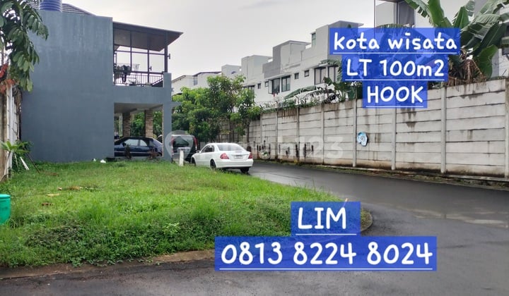 Tanah Kavling Hook LT 100 Kota Wisata Cibubur Jakarta Timur