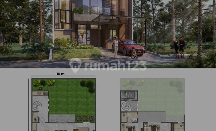 Dijual Rumah Cluster Simprug Residences Uk 10x20 Badan Pik2