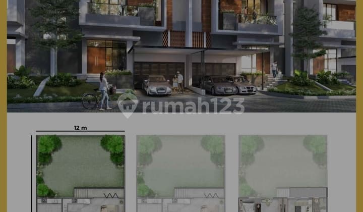 Dijual Rumah Simprug Residences Uk 12x25 Badan Type Canggu Pik2