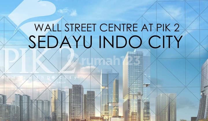 Dijual Kavling Komersial Wallstreet Uk 10x35 Lokasi Bagus di Pik2