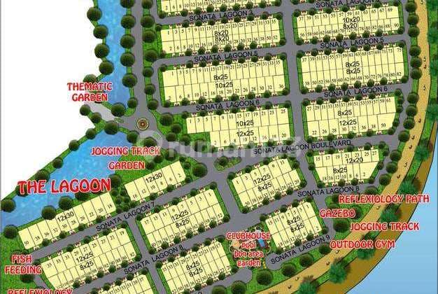 For Sale Plot Sonata Lagoon Size 10x25 Corner Golf Island