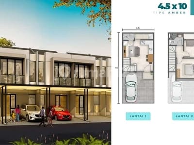 Dijual Rumah Cluster Florida Type Amber 4,5x10 Pik2