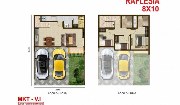 For Sale Riverside Cluster House Type Raflesia 8x10 PIK2