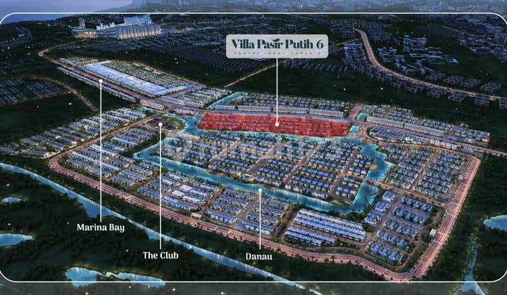 Dijual Kavling Villa Pasir Putih 6 Uk 10x25 Hadap Utara