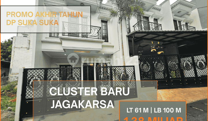 ( Rumah Baru Moderen Klasik Dalam Cluster Promo Akhir Tahun ) Jagakarsa Jakarta Selatan