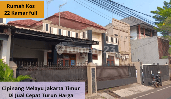 Cheap Boarding House for Sale Price Below NJOP in Cipinang Melayu, East Jakarta