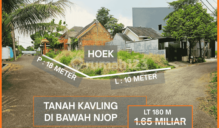 ( Tanah Kavling Murah Dalam Komplek Harga NJOP ) Nempel JL tole Iskandar Depok Jawa Barat