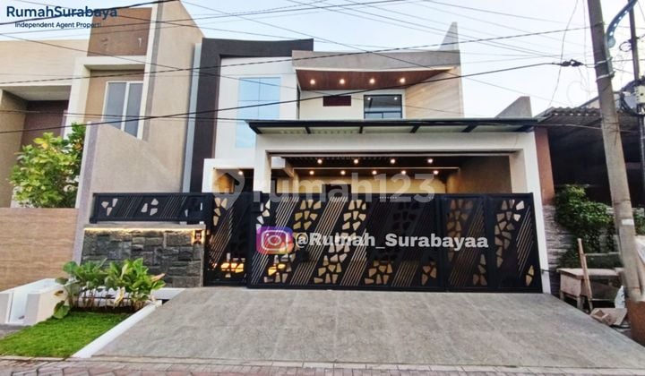 Rumah Private Pool Di Kedung Baruk Rungkut Surabaya
