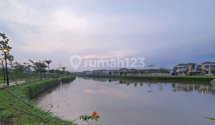 Dijual kavling langka golf island view danau bagus banget posisi nya