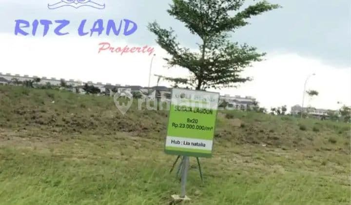 Dijual kavling golf island ukuran 8x20 jarang ada