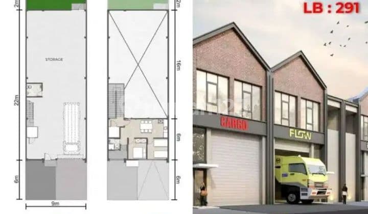 Dijual gudang bizzpark pik2 termurah