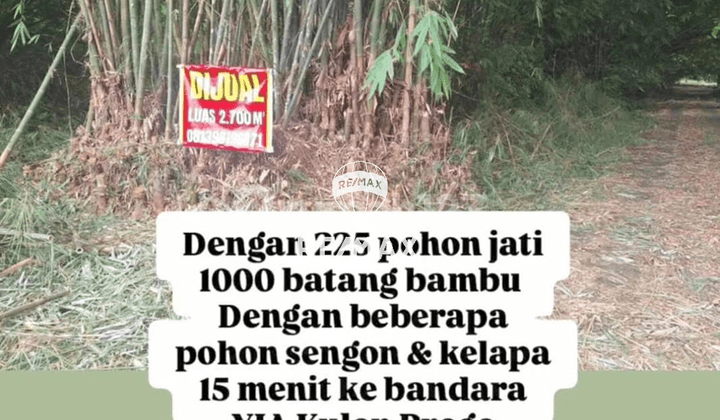 Dijual Kavling Kulon Progo Posisi Hook