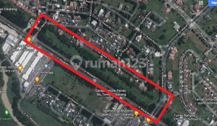 Kavling Komersial Matrix Lippo Cikarang