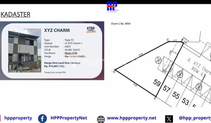 Park Serpong - Xtra Land Xtra Savings| Xyz Charm - Type Y3