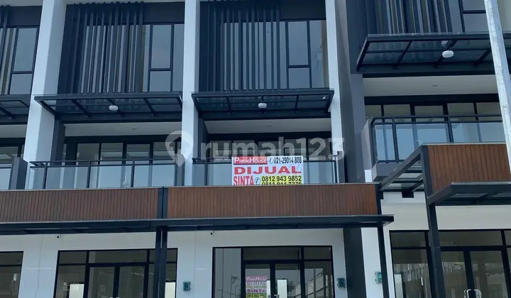 Dijual Ruko Bagus 3 Lantai Tipe Alfresco Hampton Promenade Gading Serpong