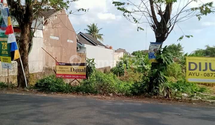 Tanah di Pinggir Jl Raya Kebon Agung, Kronggahan, Cocok Untuk Gudang, Atau Usaha