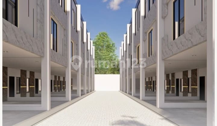 New House Suitable for Gen Z 3 Floors Cluster Rare in Duri Kepa
