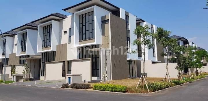 Rumah Hoek Ready 13x14 182m semi furnished 4kt Cluster Matana Asya Jgc Jakarta garden city