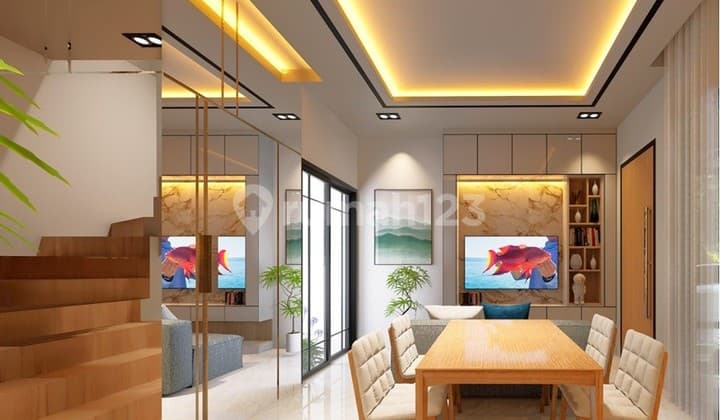 Rumah 2 Lantai Hanya 900Jutaan Cluster Florence Village di Jakarta Garden City