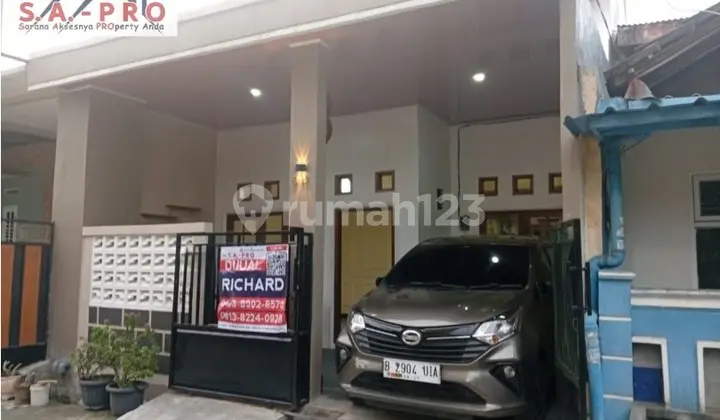Best Deal!! 2-Story House in Pondok Ungu Permai, 3 Bedrooms, Freehold Title, Only 485 Million IDR! (Rcd 235)
