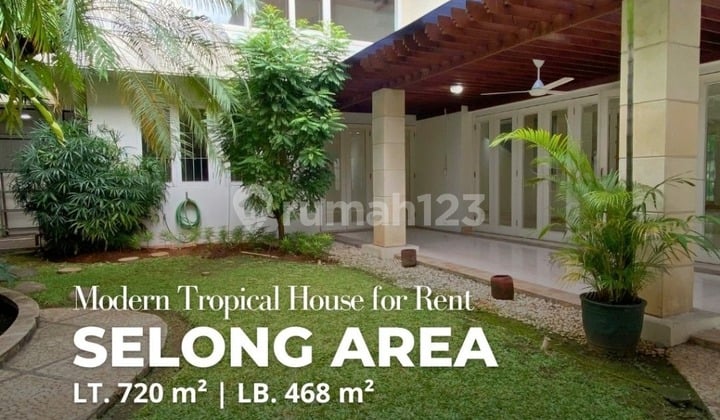 Sewa Kebayoran Baru Area Elite Selong Hunian Maupun Silent Office