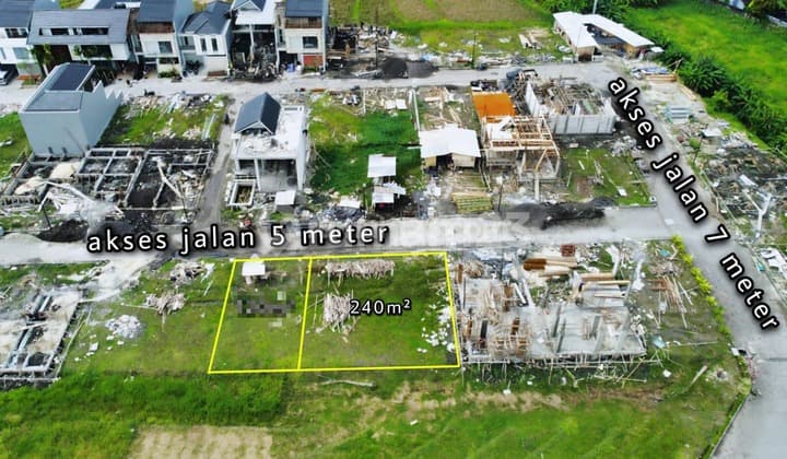 Tanah Komersil Di Komplek Villa Elite di Jl.kayu tulang, Canggu