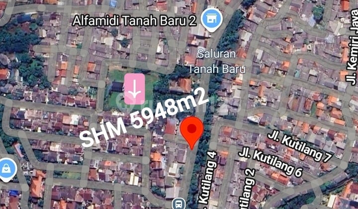 Disewakan Tanah Depok Beji Jalan Tanah Baru Dekat Tol Sawangan Depok Tanah 1000M2