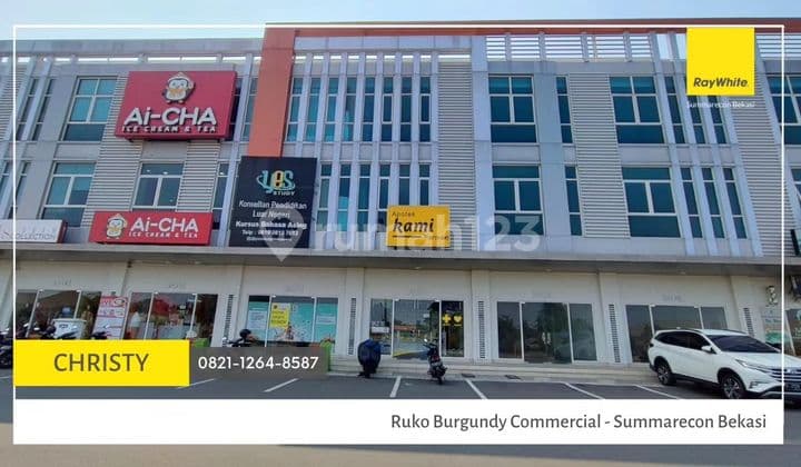 Ruko Strategis Burgundy Commercial Boulevard Summarecon Bekasi