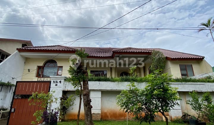 One-Story House with Vast Yard in Bukit Cinere Indah – Elite Location & Super Spacious