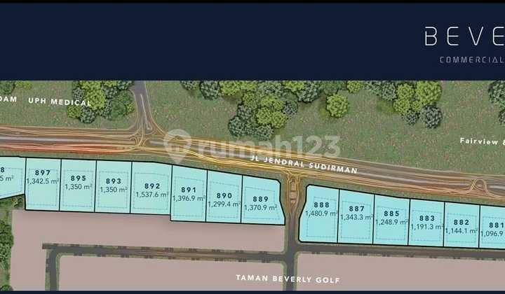 Kavling Premium Beverly Commercial District At Lippo Village Cbd