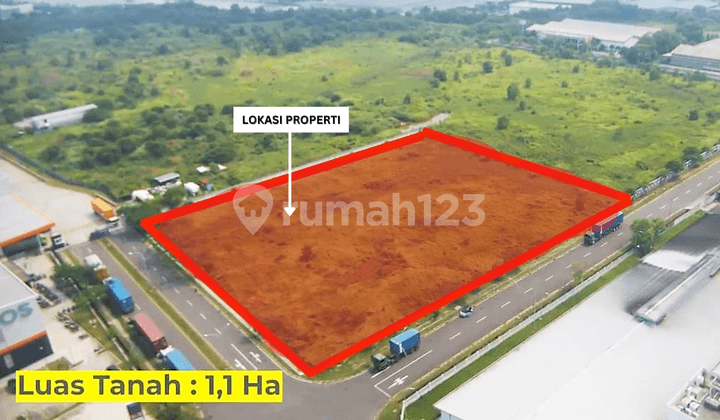 Kavling Industri Siap Bangun di Greenland Delta Mas