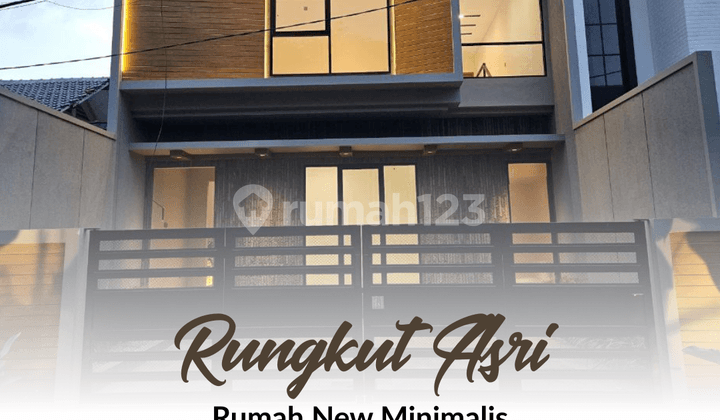 Rumah Rungkut Asri, New Minimalis, Siap Huni