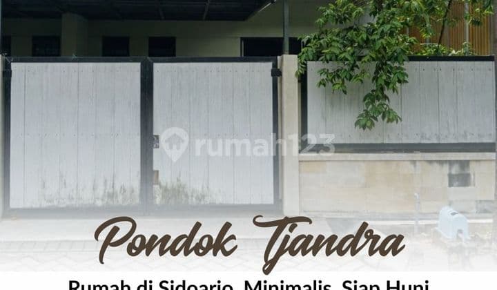 Rumah Pondok Tjandra Sidoarjo Minimalis Siap Huni
