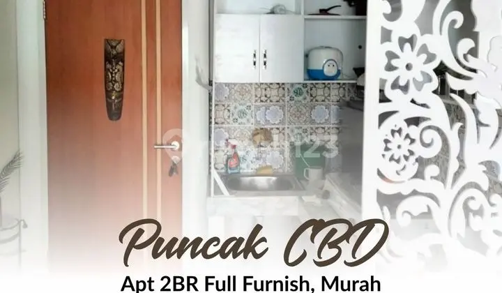 Apt Puncak Cbd 2Br Furnish Murah 200Jt
