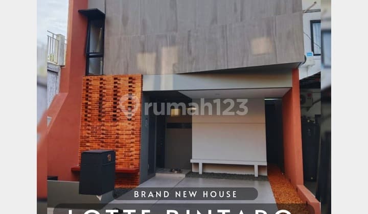 Dijual Rumah Brand New Desain Semi Industrial Cluster Pondok Aren Bintaro Tangerang Selatan