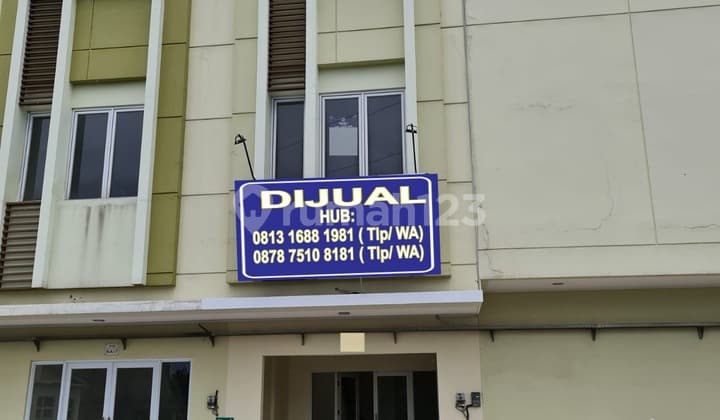 Ruko 2,5 LT. Siap Operasi di Pasar Modern Banjar Wijaya