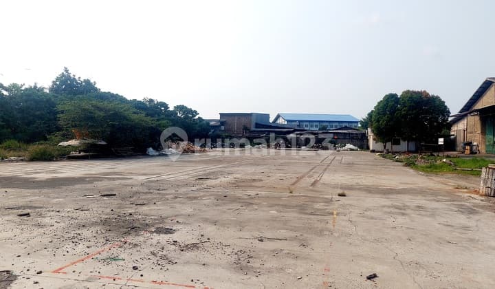 Tanah Rata dan Padat Bekas Pabrik Furnitur Bonus Gudang