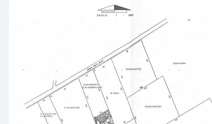 Land in Pasir Padi. Pangkal Pinang, South Sumatra